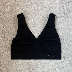 Tahari Black Bralette